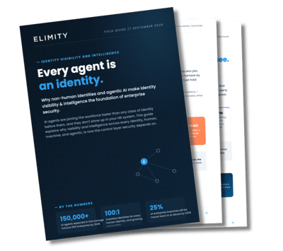Image of the Elimity guide, Every agent is an identity