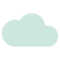 Icon of a cloud representing hybrid environments