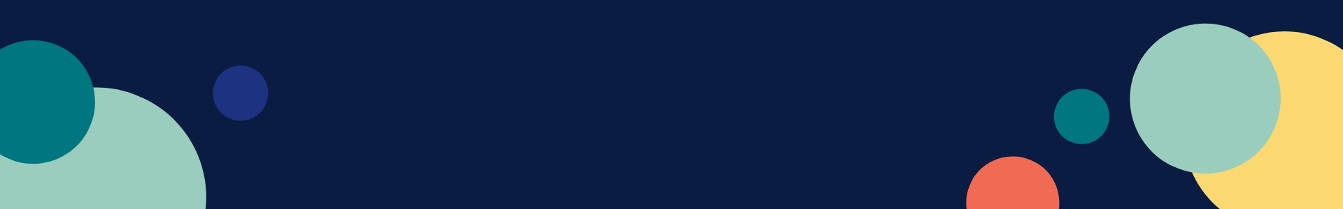 Banner with Cloudworks' circles